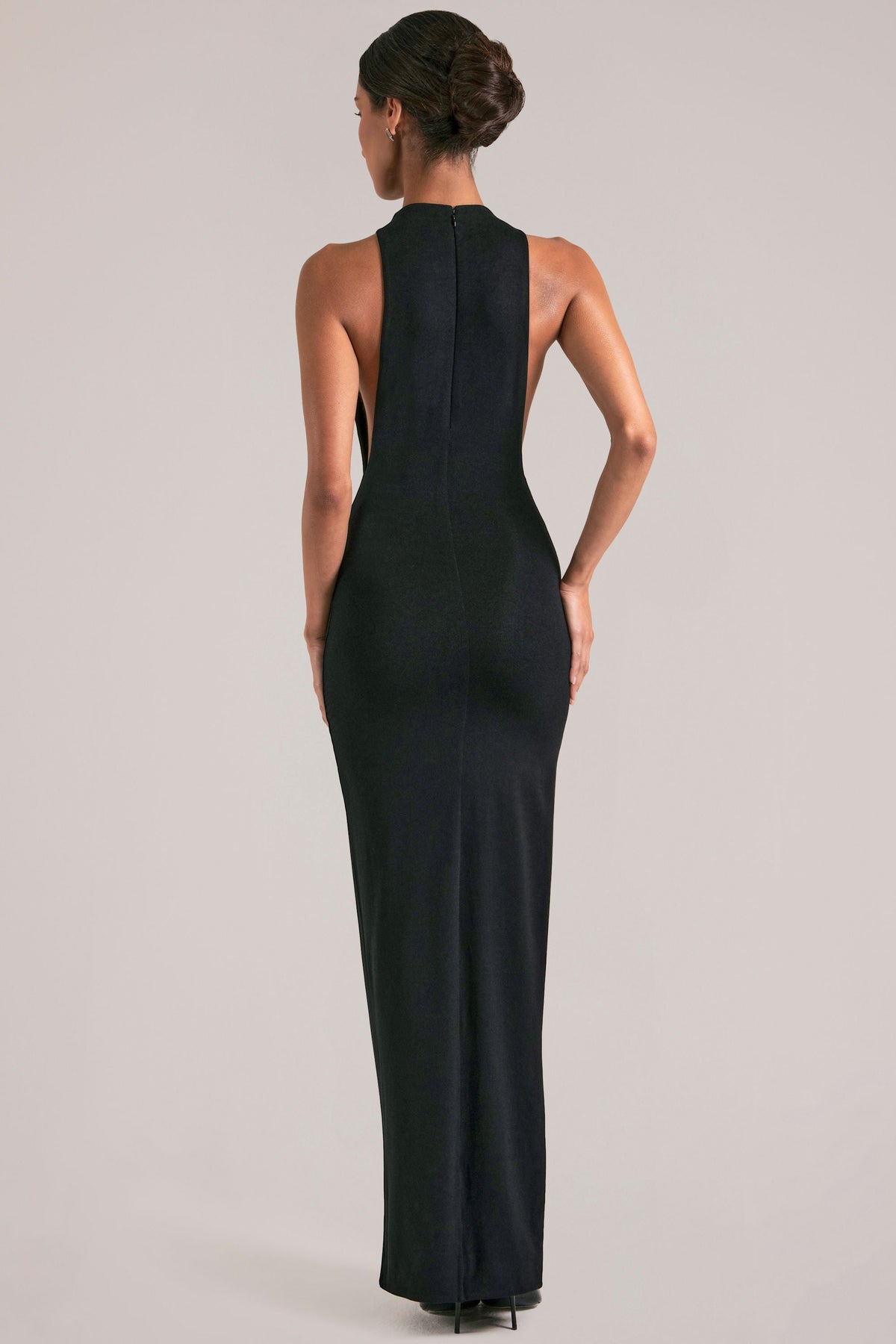 Sleeveless Maxi Dress  in Black