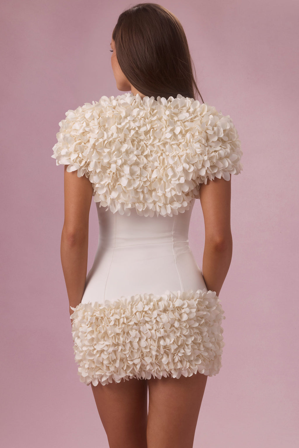 Cropped Bolero  in Pearl