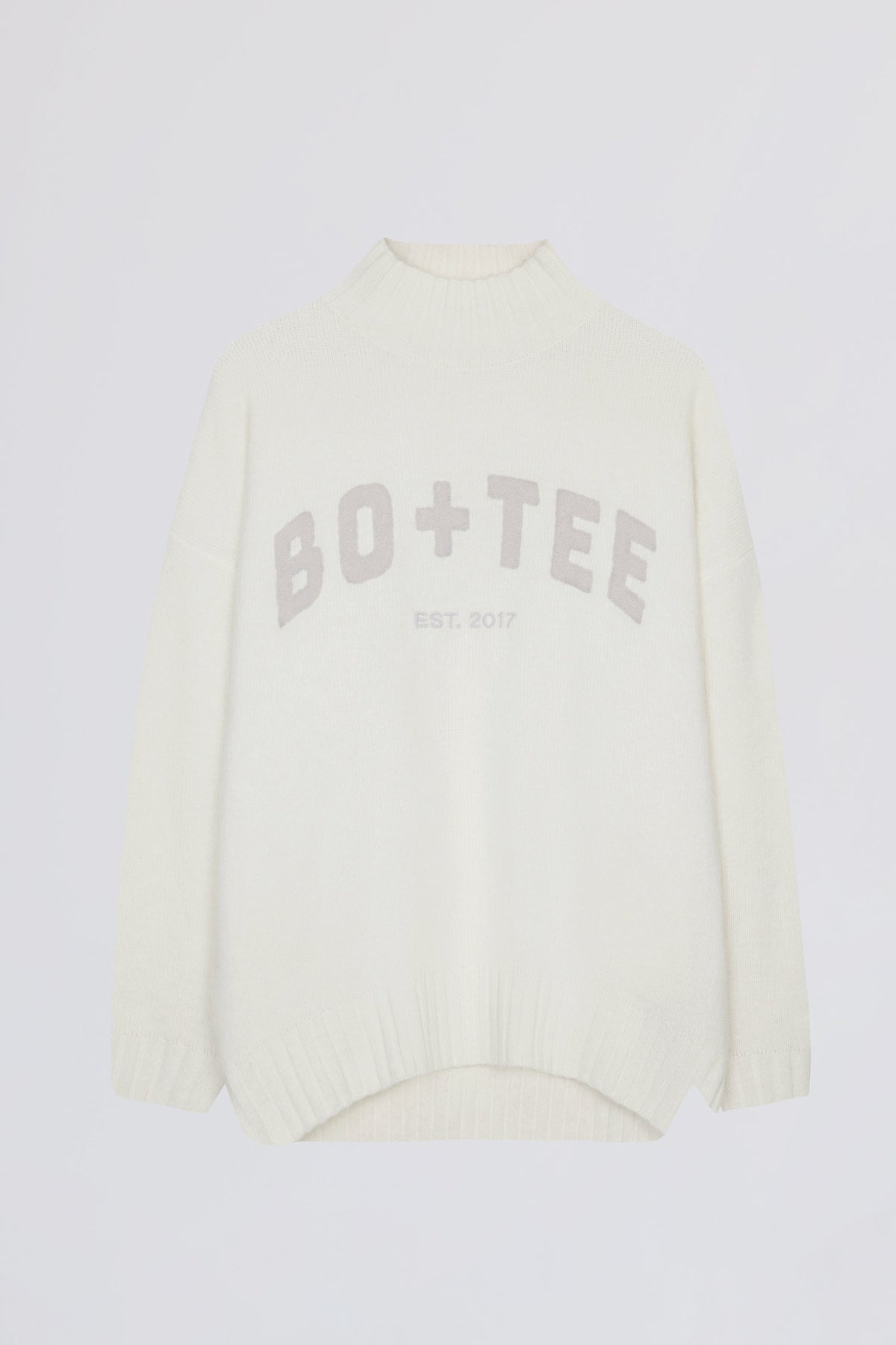 Soft Knit Oversized Jumper in Coconut