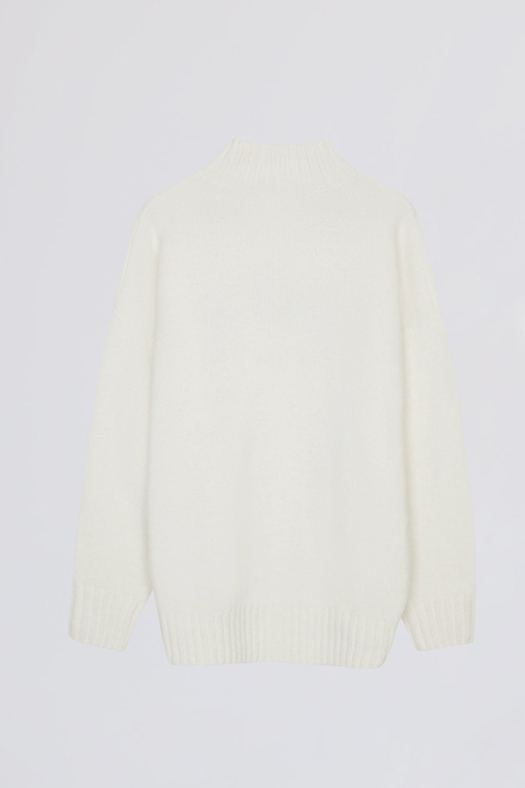 Soft Knit Oversized Jumper in Coconut