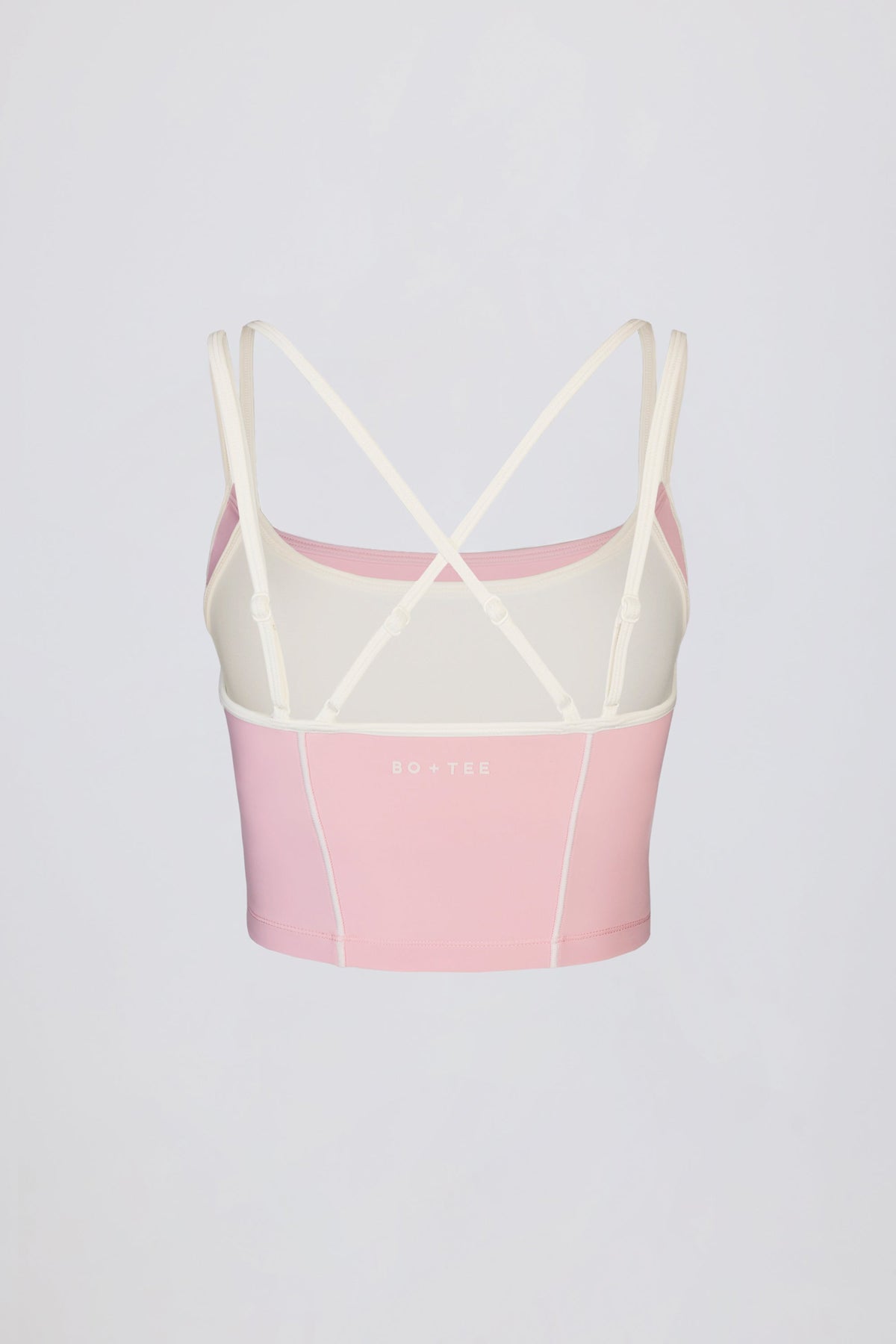 Soft Active Layered Tank Top in Powder Pink