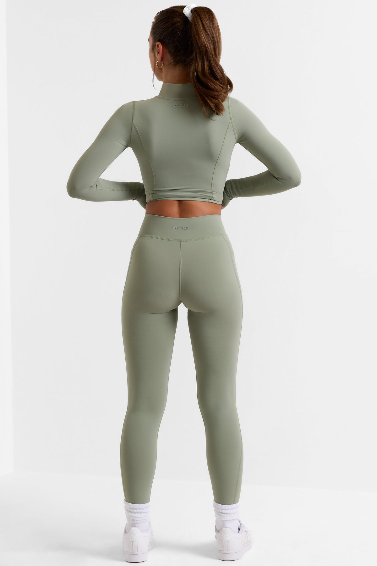 Soft Active Full-Length Leggings in Bamboo Green