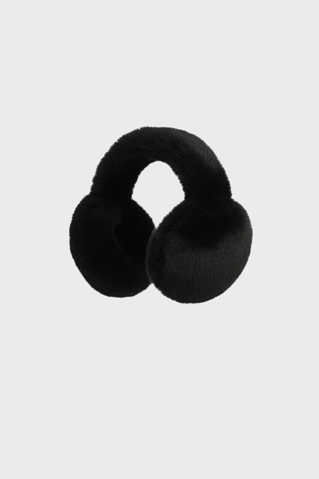 Faux-Fur Earmuffs in Black
