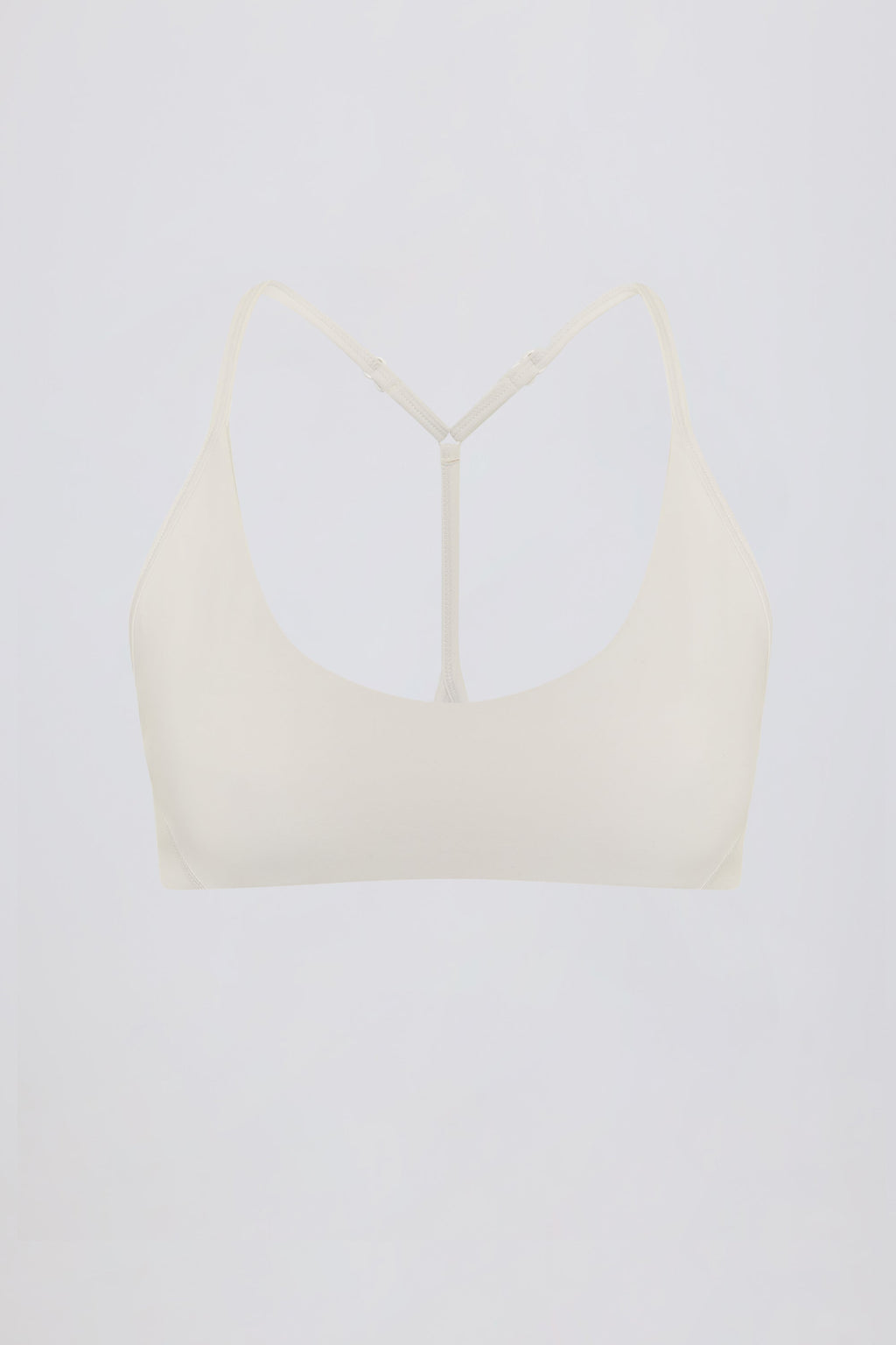 Soft Active Racerback Sports Bra in Oat