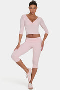 ButterCloud™ Capri Leggings in Blush
