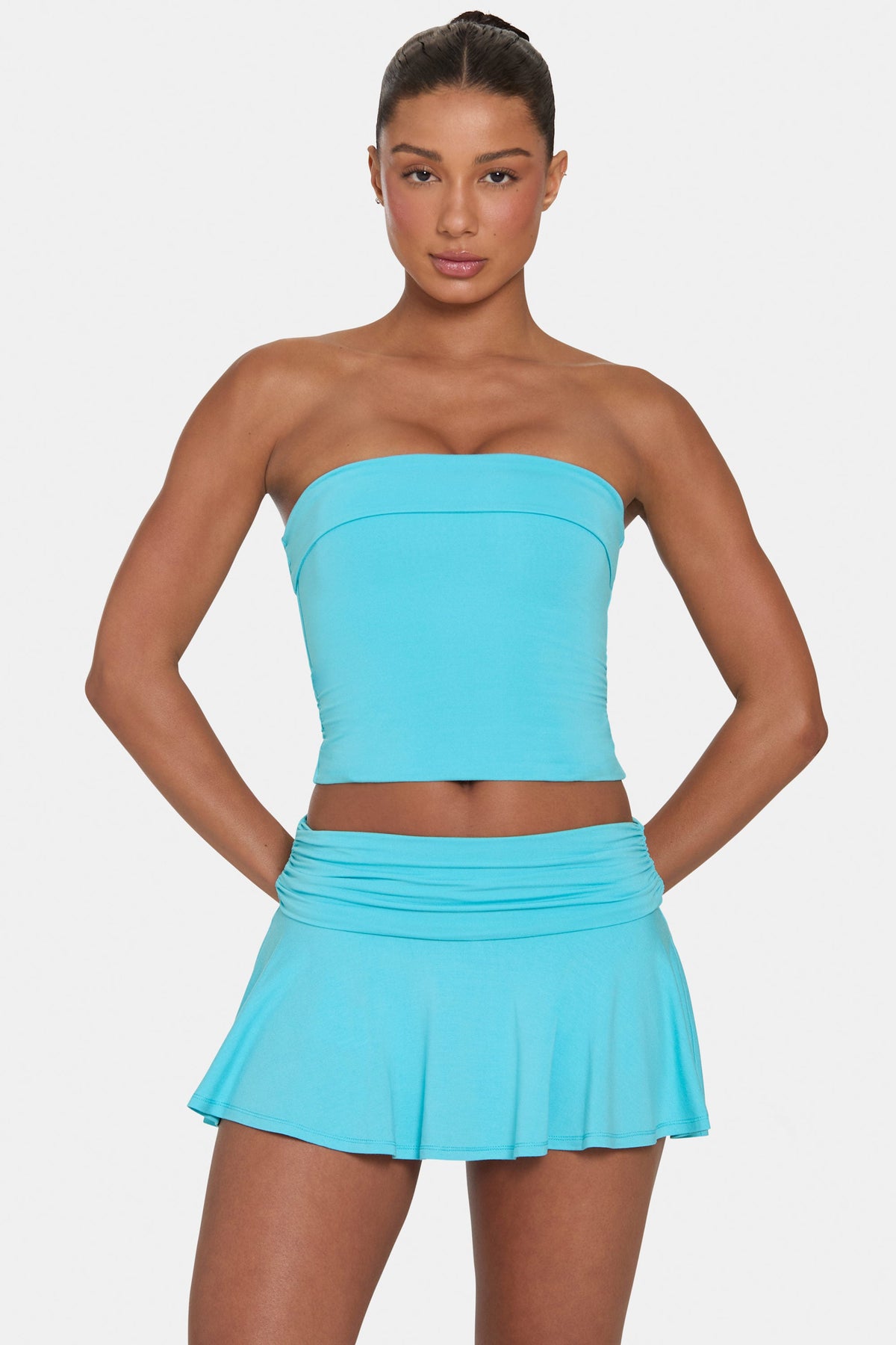 ButterCloud™ Mini Skort in Aqua