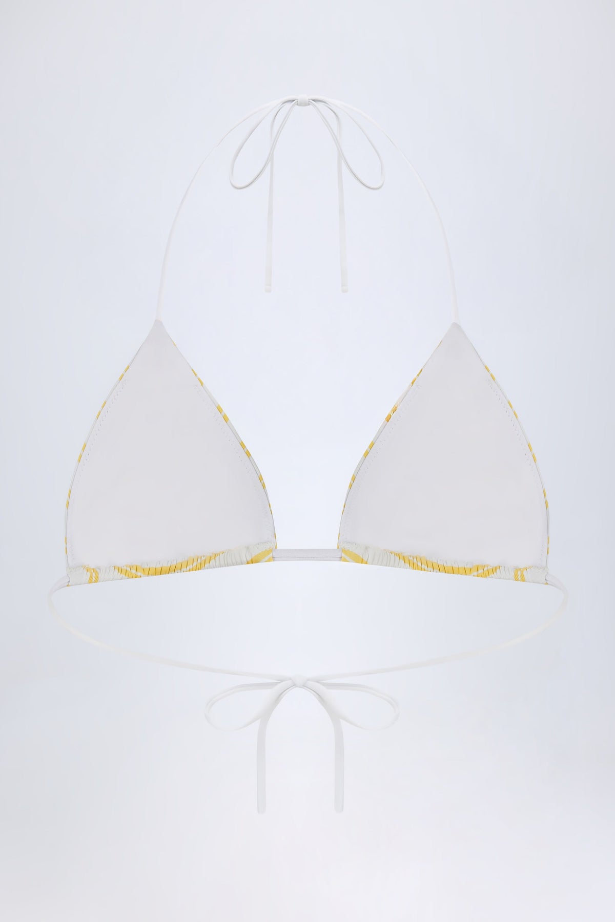 Triangle Bikini Top in Lemon