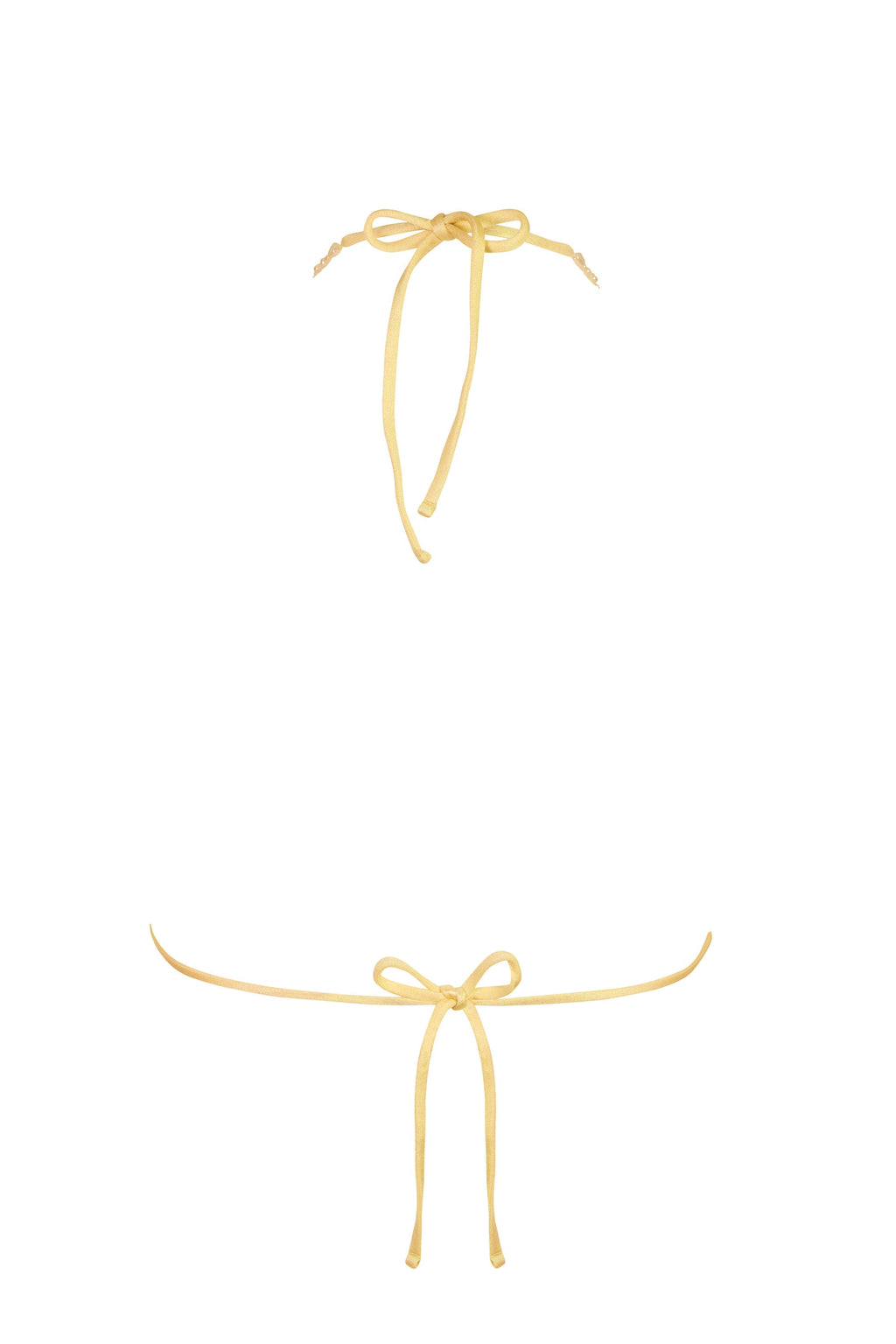 Triangle Bikini Top in Lemon