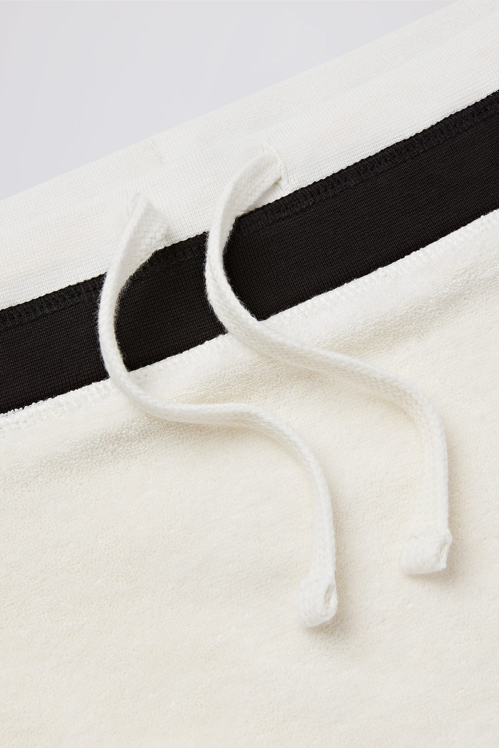 Terry Towelling Mid-Rise Skort in Ivory